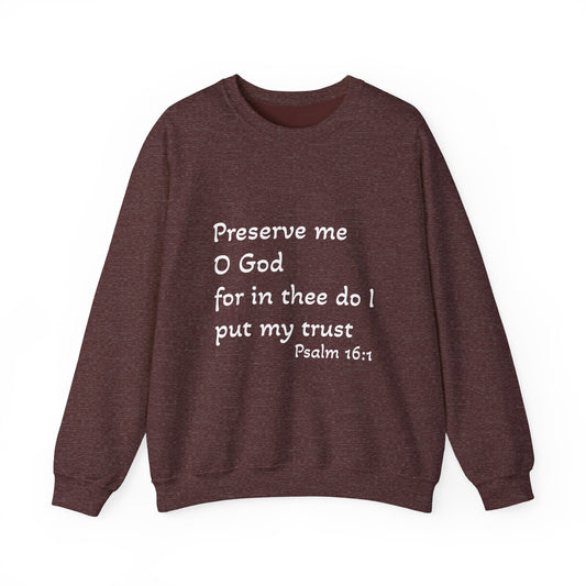 Trust in God Dark Colors Unisex Heavy Blend™ Crewneck Sweatshirt