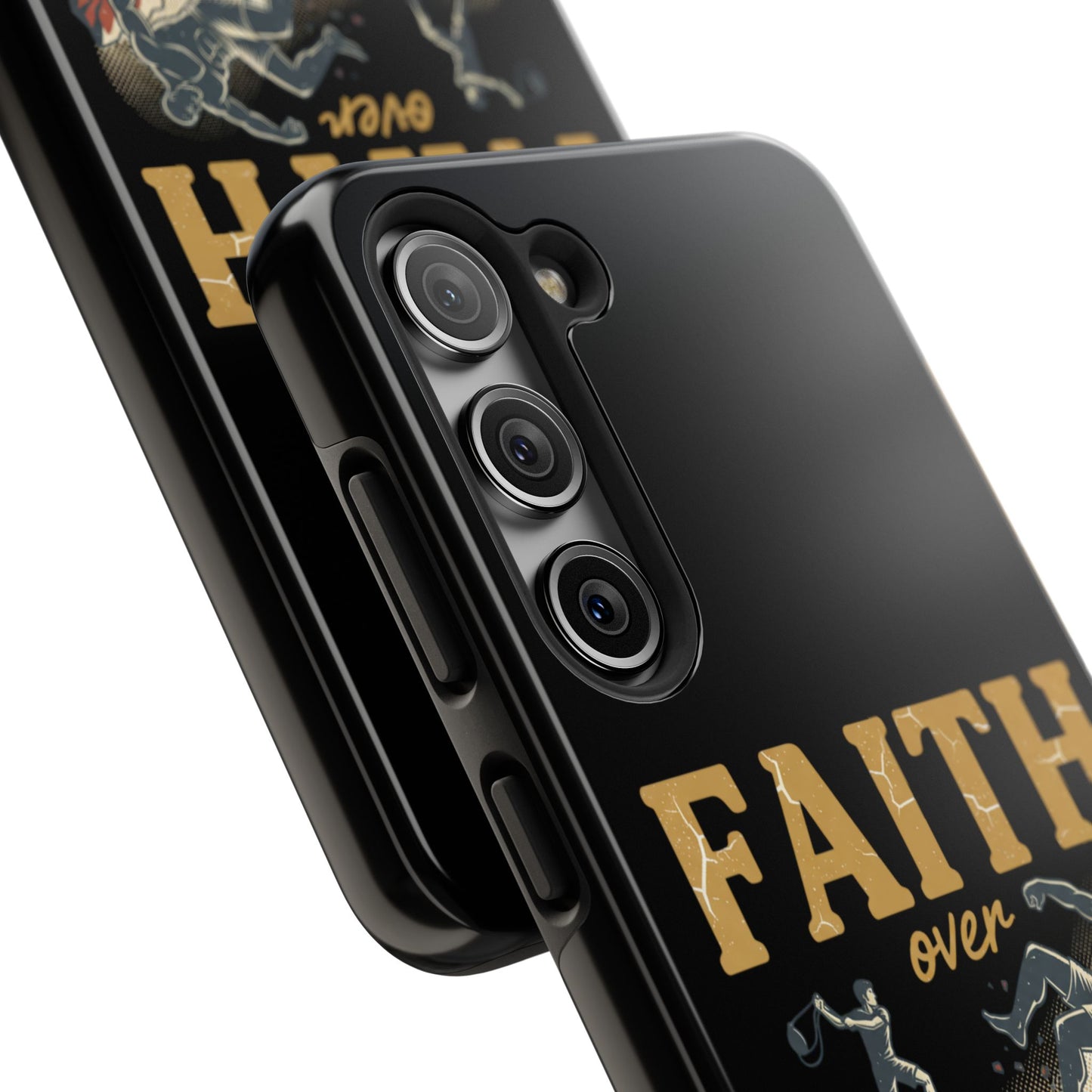 Faith Over Fear Tough Phone Case — Inspirational Christian Protective Phone Cover