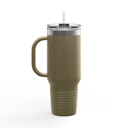 40oz Insulated Travel Mug — Faith Floral Design (Built on Faith)