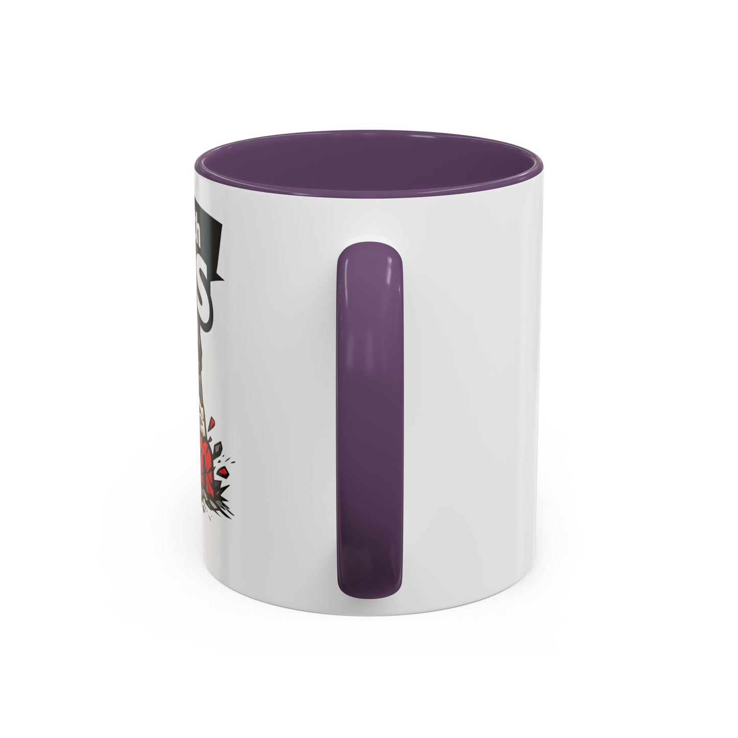 Walk with Jesus Coffee Mug — 'Walk with Jesus, Satan' Inspirational Christian Accent Mug