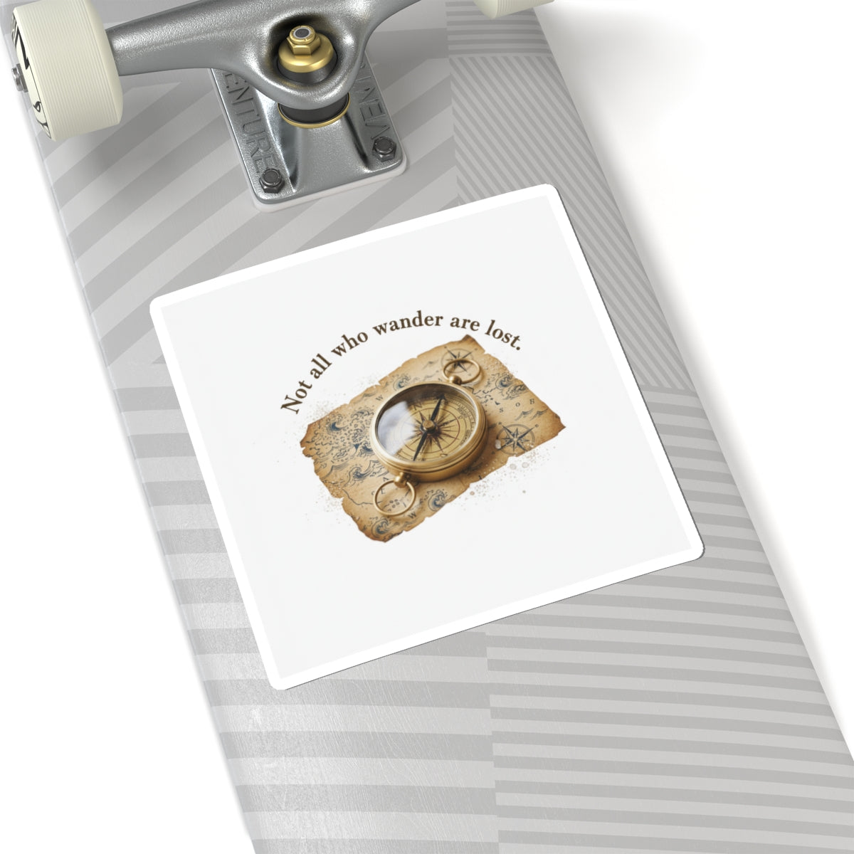 Compass Kiss-Cut Sticker