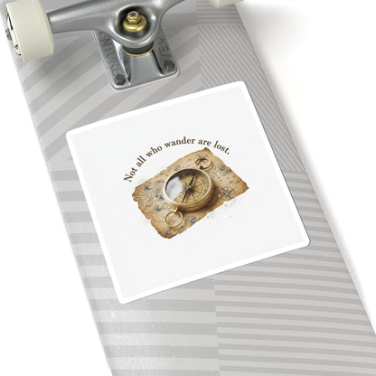 Compass Kiss-Cut Sticker