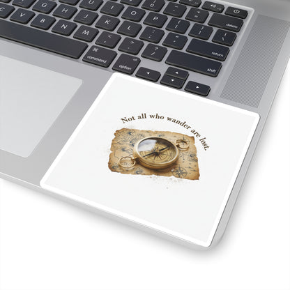 Compass Kiss-Cut Sticker