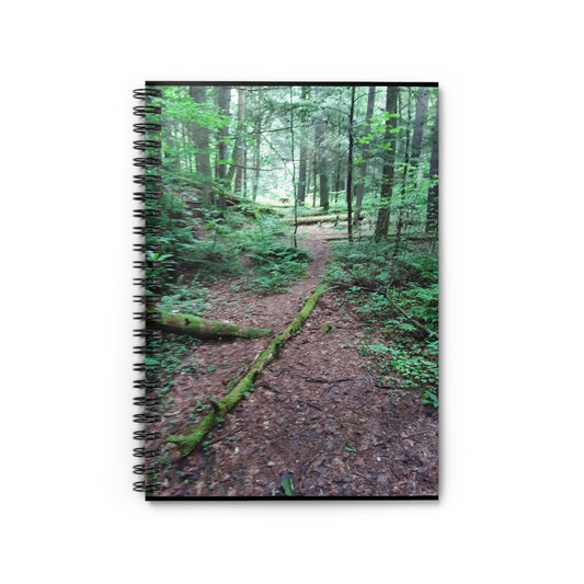 Forest Trail Spiral Notebook — Lined Nature Journal for Hikers & Nature Lovers