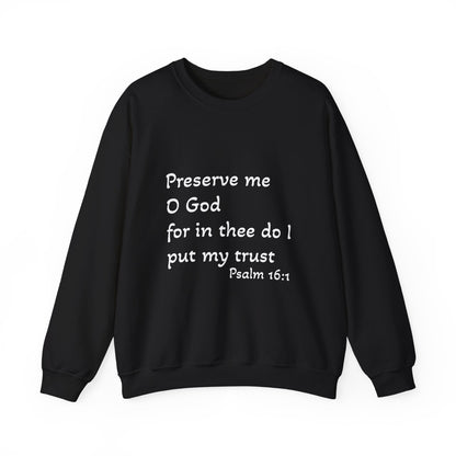 Trust in God Dark Colors Unisex Heavy Blend™ Crewneck Sweatshirt