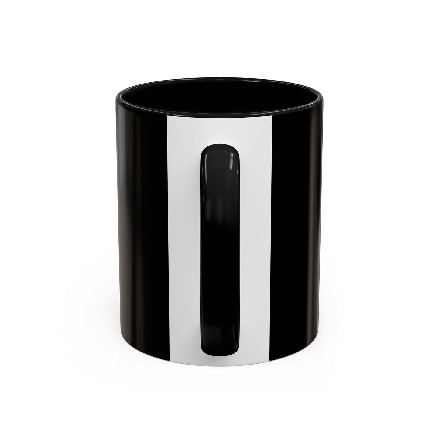 Faith Over Fear Black Coffee Mug — Inspirational Christian 11/15oz Accent Mug