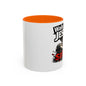 Walk with Jesus Coffee Mug — 'Walk with Jesus, Satan' Inspirational Christian Accent Mug