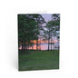 Sunset Lake View Greeting Card — Scenic Nature Note Card for Sympathy, Thinking of You, & Summer Occasions