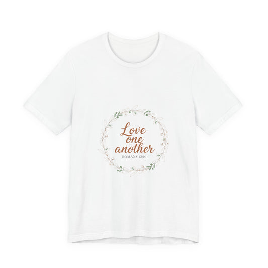 Love One Another Christian T-Shirt - Light Colors