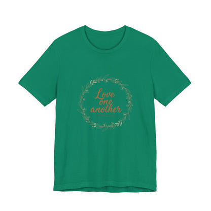 Love One Another Christian T-Shirt - Dark Colors