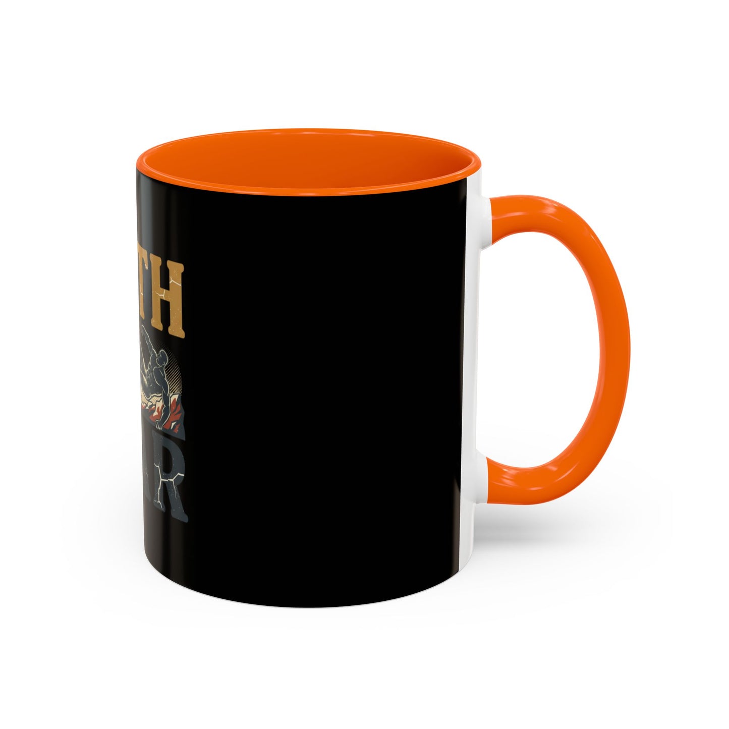 Faith Over Fear Black Coffee Mug — Inspirational Christian 11/15oz Accent Mug