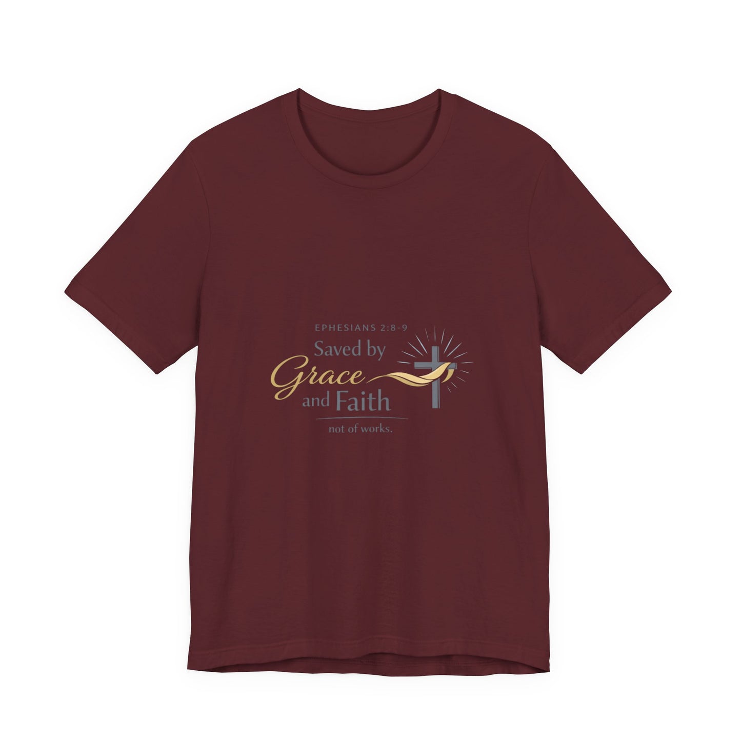 Saved By Grace T-Shirt - Dark Colors