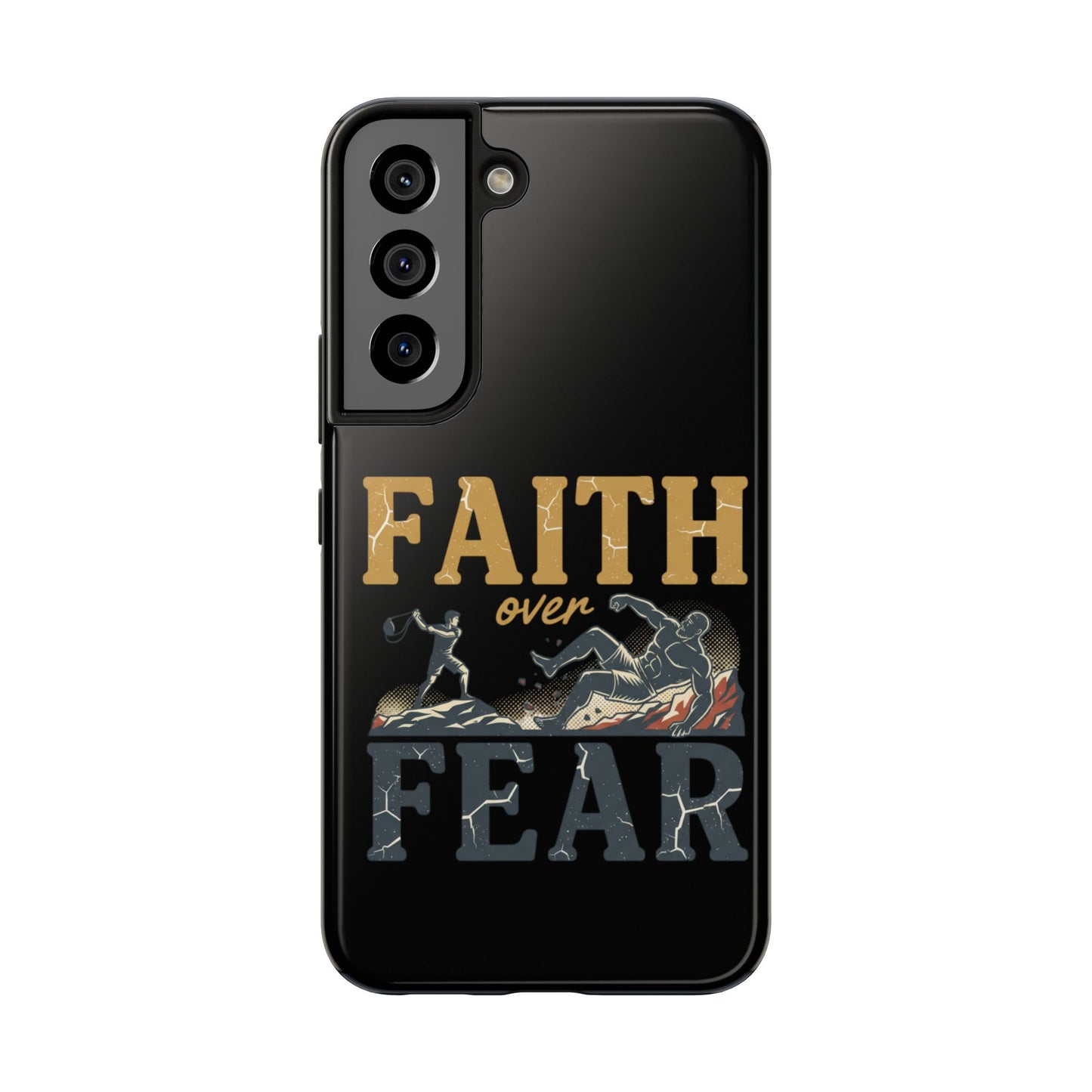 Faith Over Fear Tough Phone Case — Inspirational Christian Protective Phone Cover