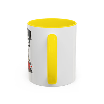 Walk with Jesus Coffee Mug — 'Walk with Jesus, Satan' Inspirational Christian Accent Mug