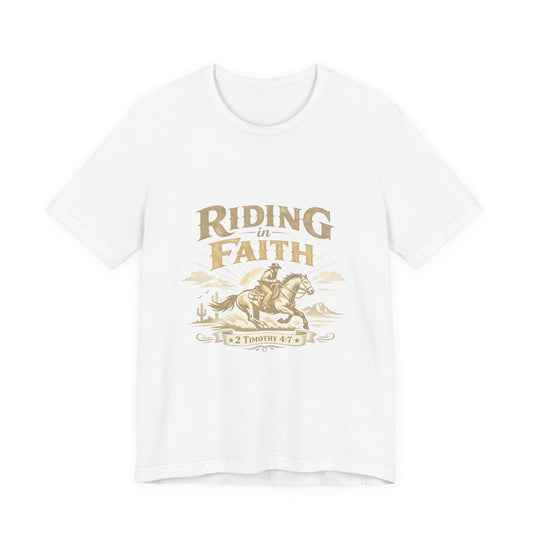 We walk by faith not by sight -  T-Shirt