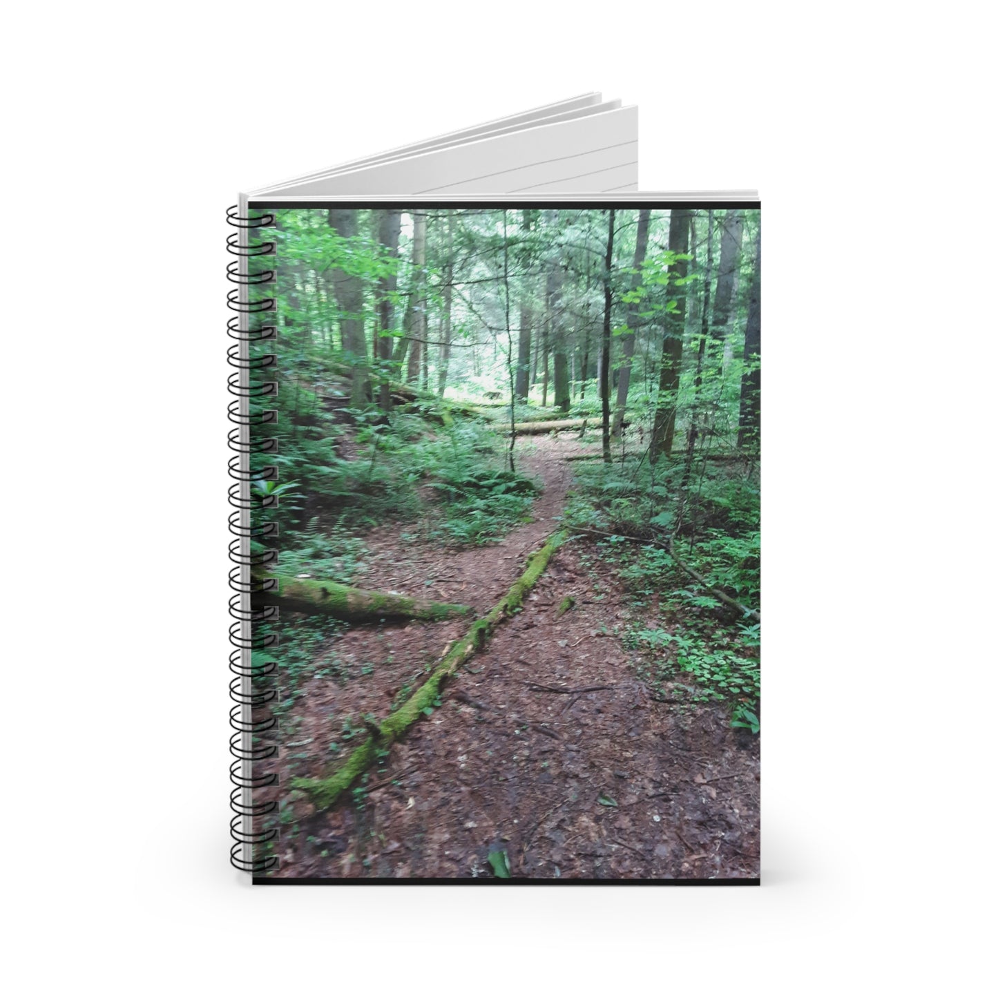 Forest Trail Spiral Notebook — Lined Nature Journal for Hikers & Nature Lovers