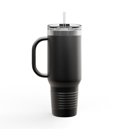 40oz Insulated Travel Mug — Faith Floral Design (Built on Faith)