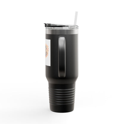 40oz Insulated Travel Mug — Faith Floral Design (Built on Faith)