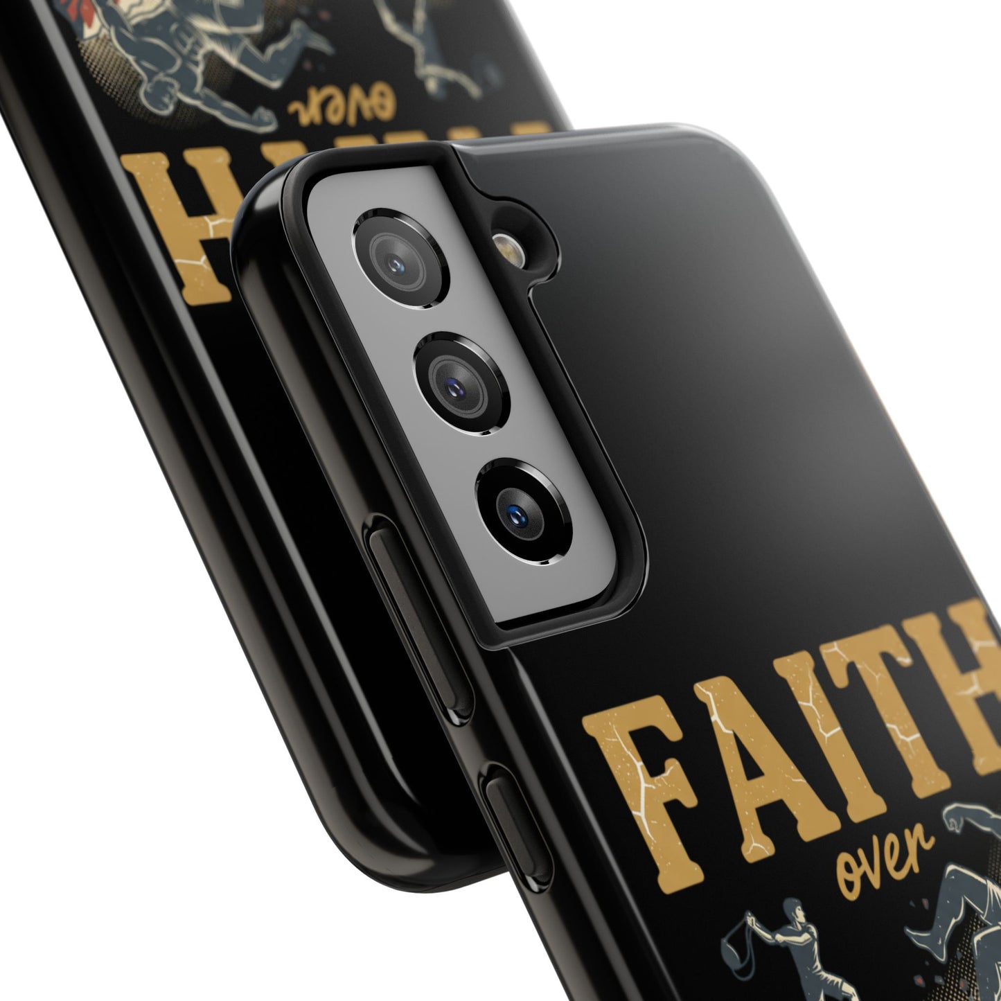 Faith Over Fear Tough Phone Case — Inspirational Christian Protective Phone Cover