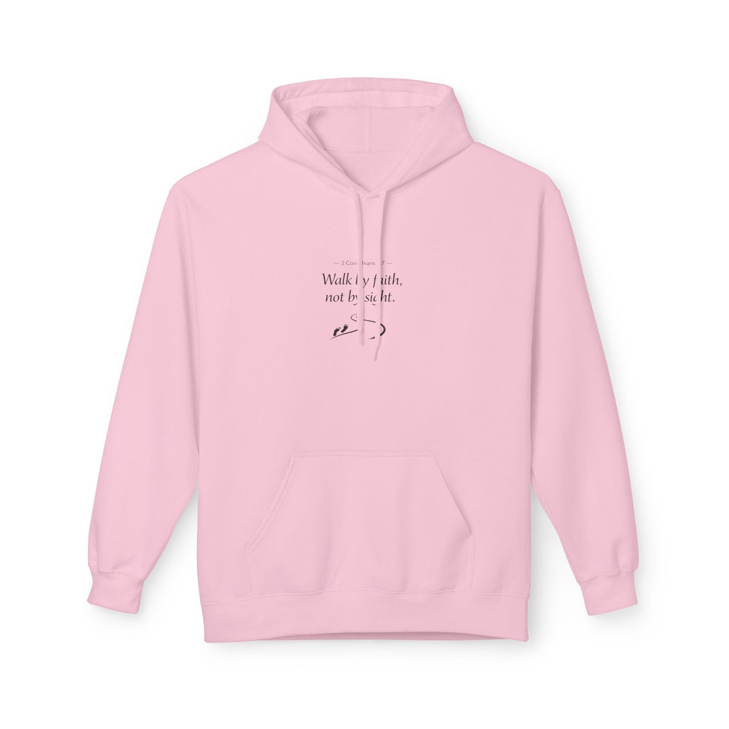 Walk in Faith Unisex Hoodie in Light Colors