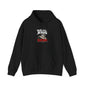 Walk With Jesus Satan Dark Colors Crusher Hoodie — Christian Faith Graphic Hoodie