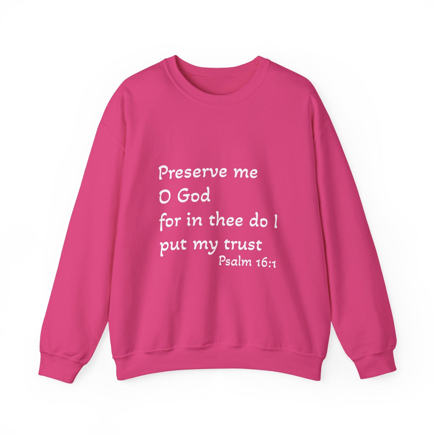 Trust in God Dark Colors Unisex Heavy Blend™ Crewneck Sweatshirt