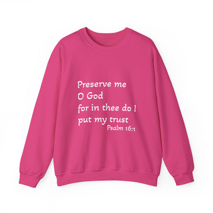 Trust in God Dark Colors Unisex Heavy Blend™ Crewneck Sweatshirt