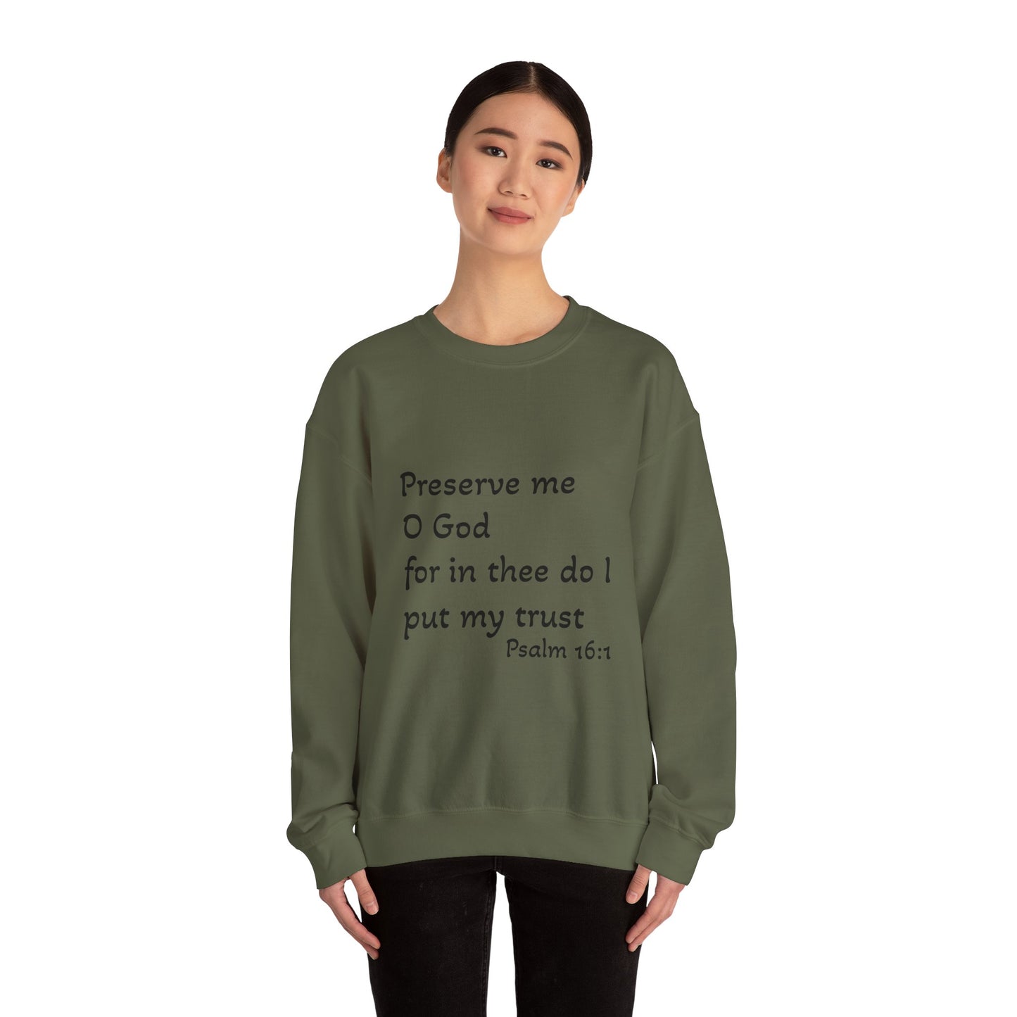 Trust in God Light Colors Unisex Heavy Blend™ Crewneck Sweatshirt