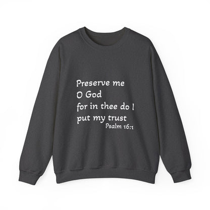 Trust in God Dark Colors Unisex Heavy Blend™ Crewneck Sweatshirt