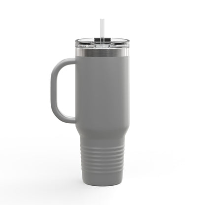 40oz Insulated Travel Mug — Faith Floral Design (Built on Faith)