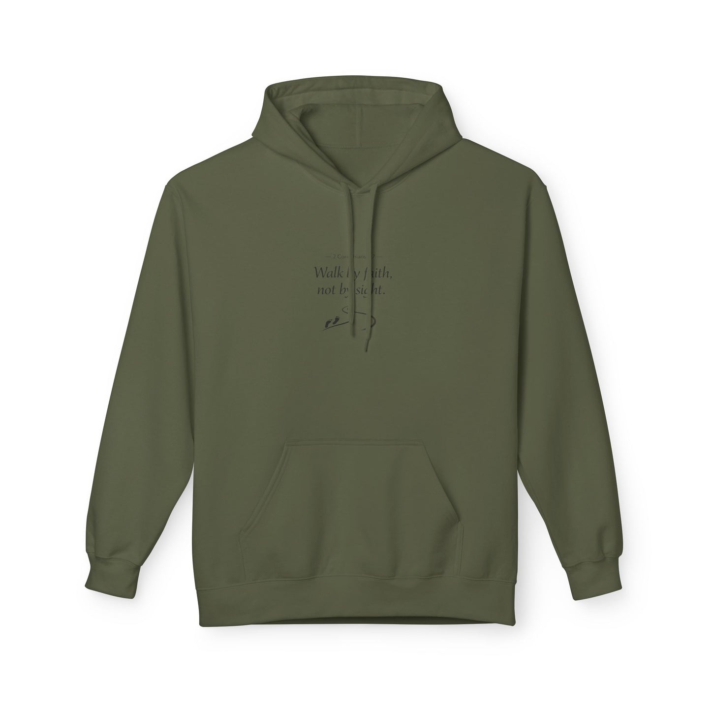 Walk in Faith Unisex Hoodie in Light Colors