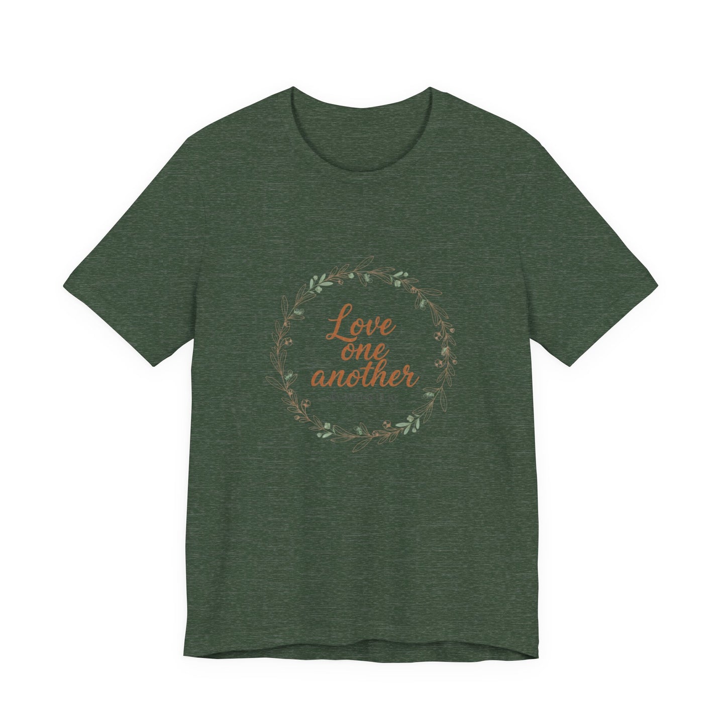 Love One Another Christian T-Shirt - Dark Colors
