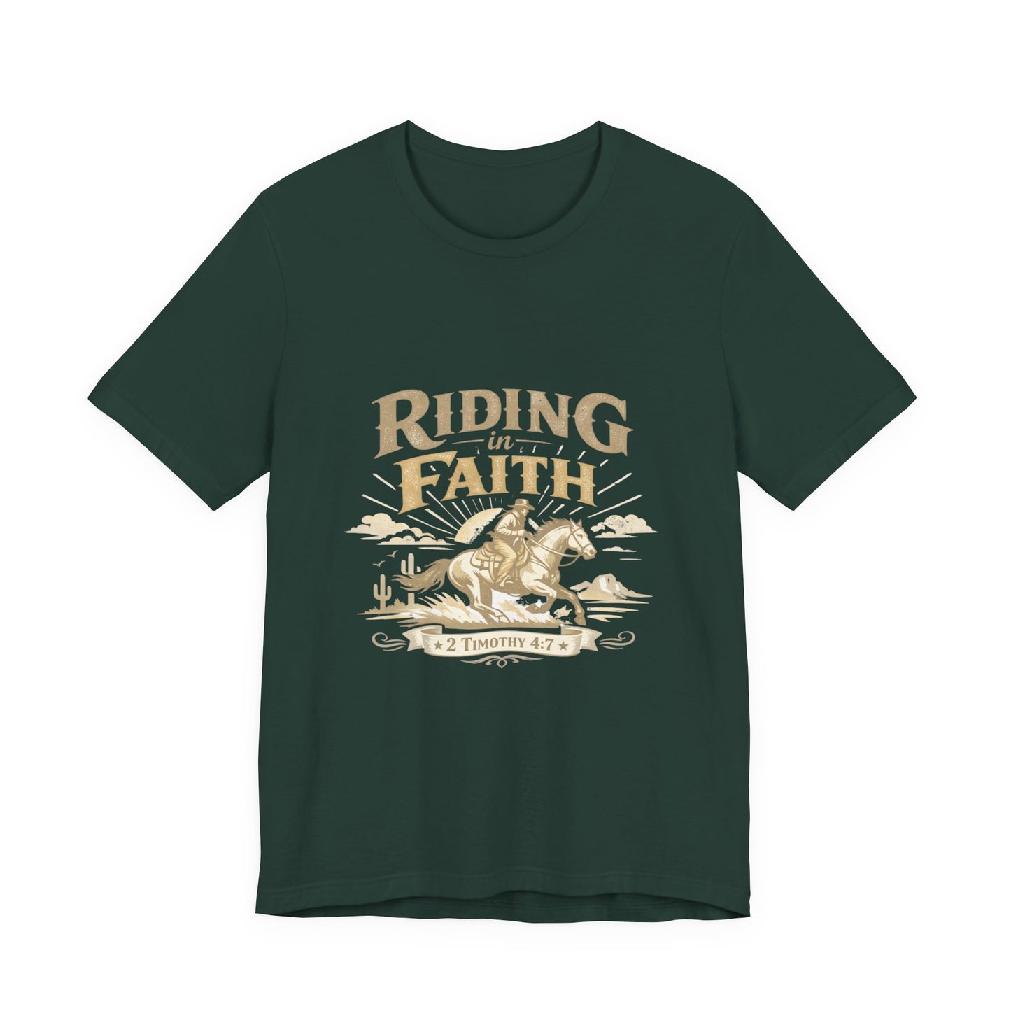 We walk by faith not by sight -  T-Shirt