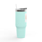 40oz Insulated Travel Mug — Faith Floral Design (Built on Faith)