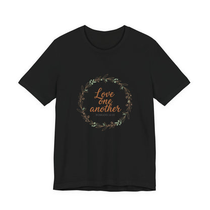Love One Another Christian T-Shirt - Dark Colors