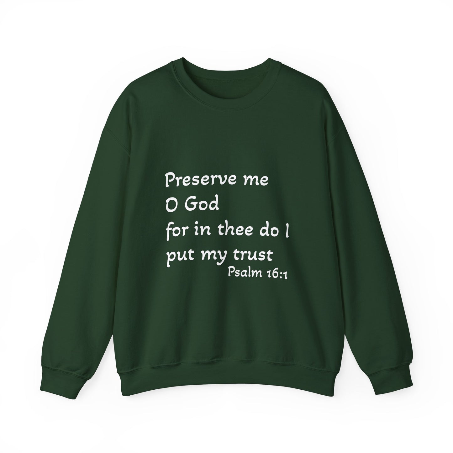 Trust in God Dark Colors Unisex Heavy Blend™ Crewneck Sweatshirt
