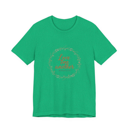 Love One Another Christian T-Shirt - Dark Colors