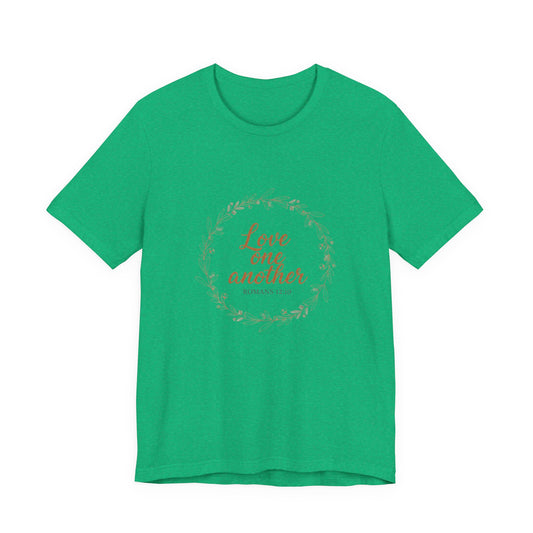 Love One Another Christian T-Shirt - Dark Colors