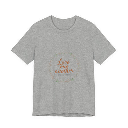 Love One Another Christian T-Shirt - Light Colors