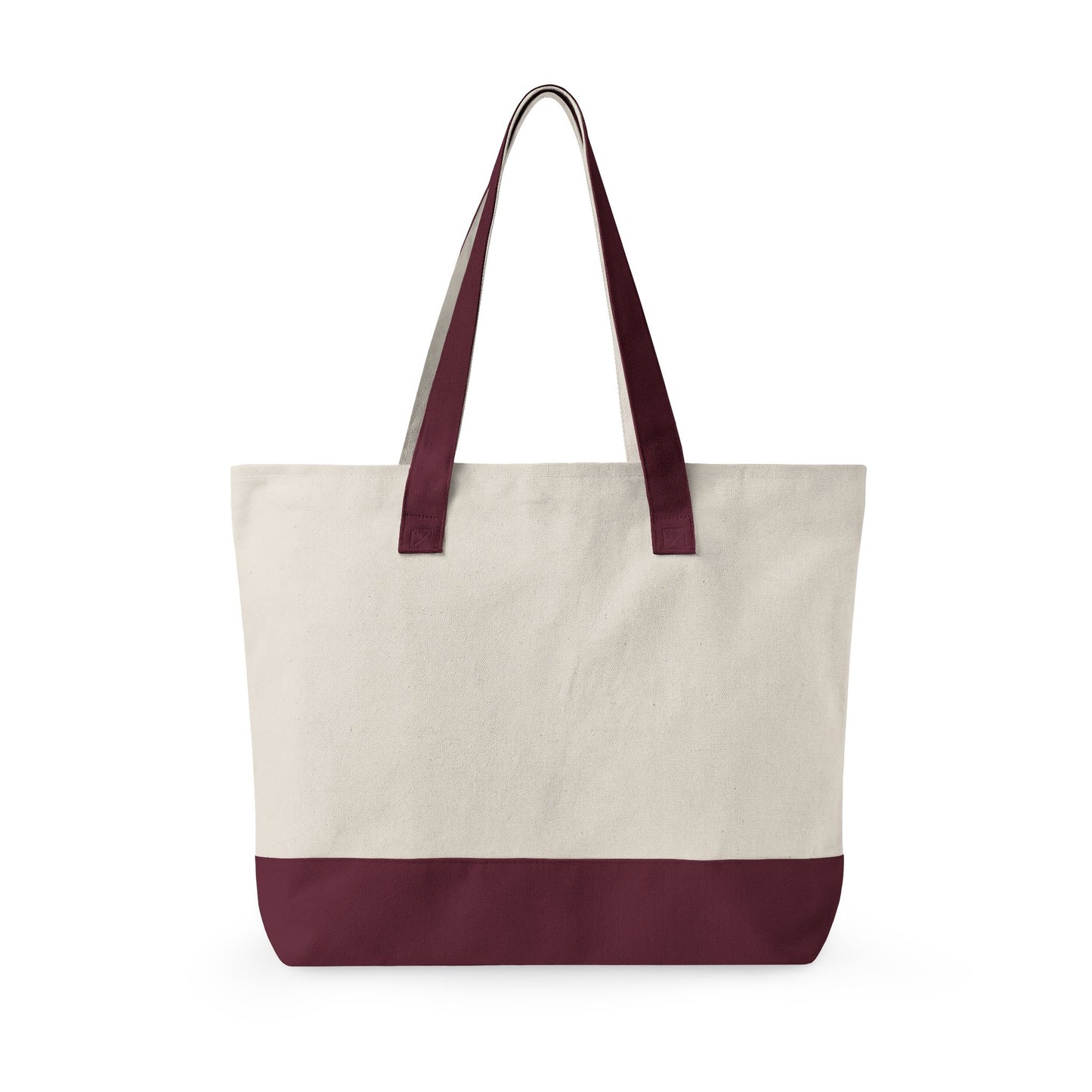 Canvas Tote Bag – “All You Need Is Love” Floral Zippered Tote
