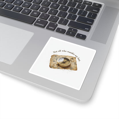 Compass Kiss-Cut Sticker