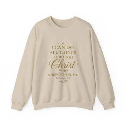I can do all things Inspirational Unisex Heavy Blend™ Crewneck Sweatshirt