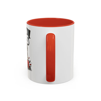 Walk with Jesus Coffee Mug — 'Walk with Jesus, Satan' Inspirational Christian Accent Mug