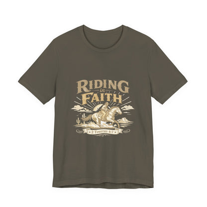 We walk by faith not by sight -  T-Shirt
