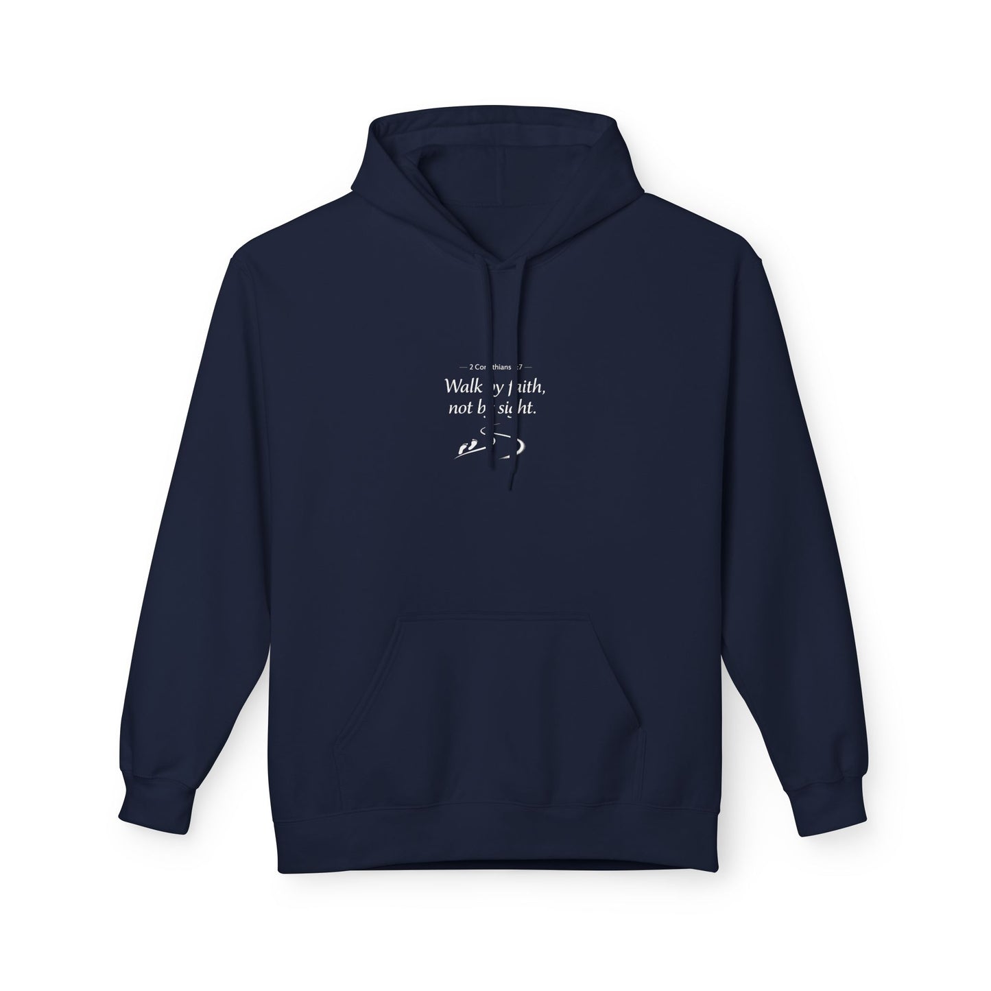 Walk in Faith Unisex Hoodie in Dark Colors
