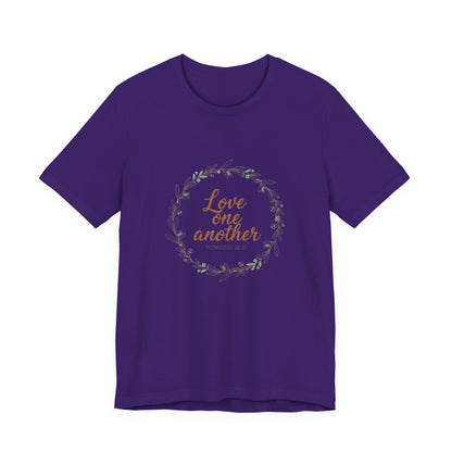Love One Another Christian T-Shirt - Dark Colors