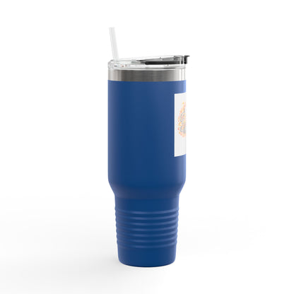 40oz Insulated Travel Mug — Faith Floral Design (Built on Faith)