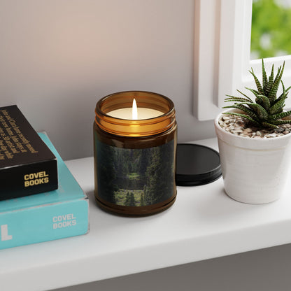 Amber Jar Soy Candle — Forest Scented Aromatic Candle (Multiple Sizes)