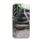 Forest Trail Tough Phone Case — Rugged Nature Phone Cover with Rock Steps Design
