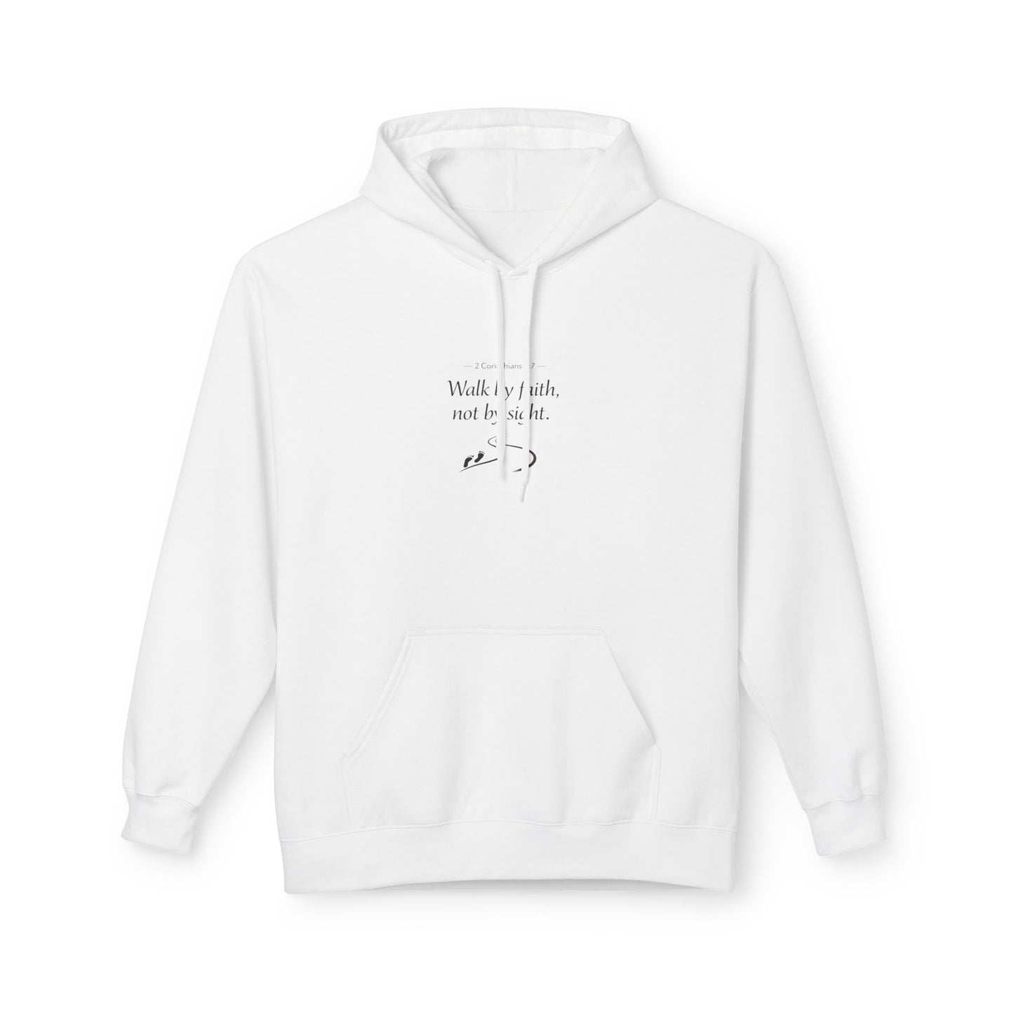 Walk in Faith Unisex Hoodie in Light Colors